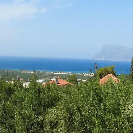 בית נופש Chrissi's House With Garden And Sea View Zerviana קיסאמוס